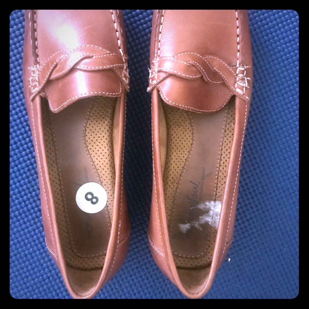 Brown mocassins